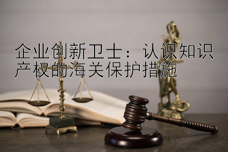 企业创新卫士：认识知识产权的海关保护措施